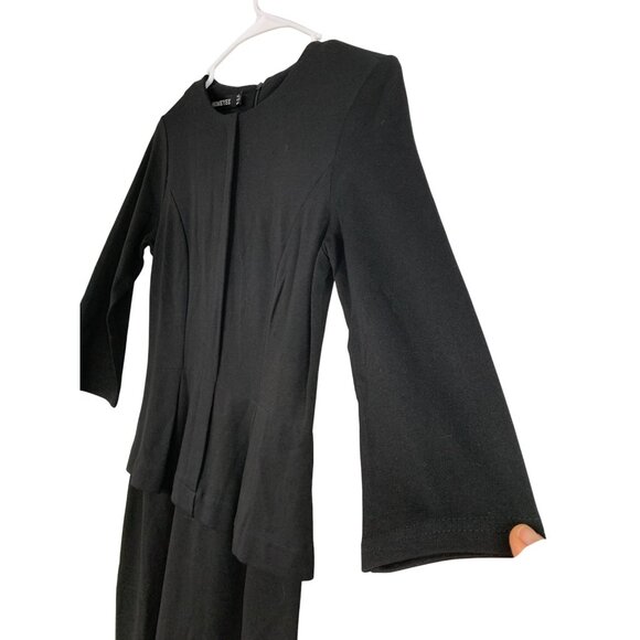 Homeyee Womens Black Peplum Dress Size S US 4 RAA10426 NWOT - Picture 9 of 9